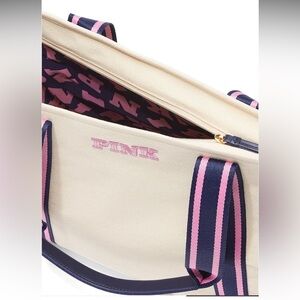 VICTORIA'S SECRET / PINK Signature Canvas Tote - NEW